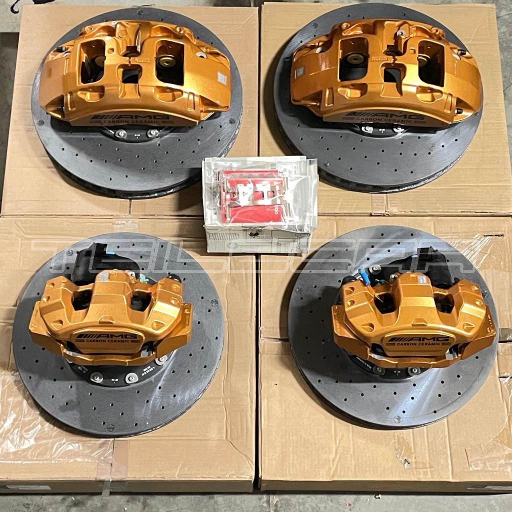 For Mercedes 223 AMG S Klasse 63 PERFORMANCE Brake Calipers Ceramic / Disc / Pads / Set